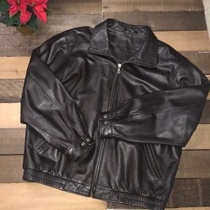 Men’s Leather Roundtree and Yorke Leather Jacket